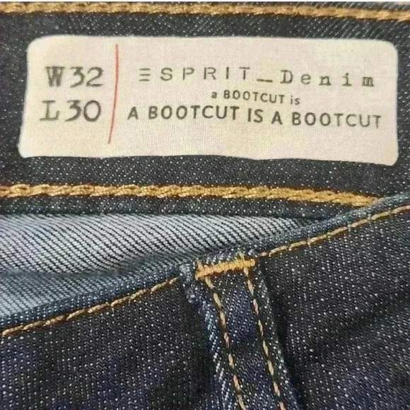 NEW NWT Esprit Women's Medium Rise Skinny Bootcut Denim Jeans W32 L30 - Picture 11 of 15